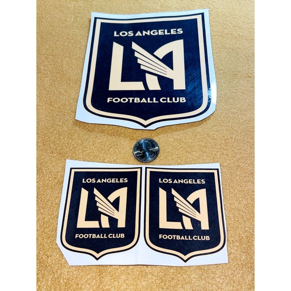Los Angeles FC LAFC Water Resistant Decals Stickers (pack of 3) - Picture 3 of 3